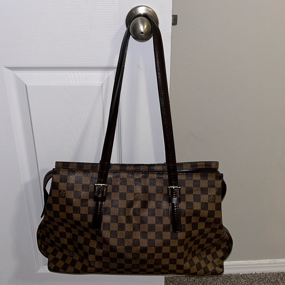 Louis Vuitton Damier Ebene Chelsea tote